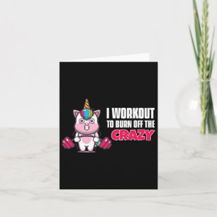 Tarjeta Hago Mi Trabajo Para Quemar A La Loca - Funny Unic