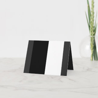 Tarjeta half white half black, half black half white
