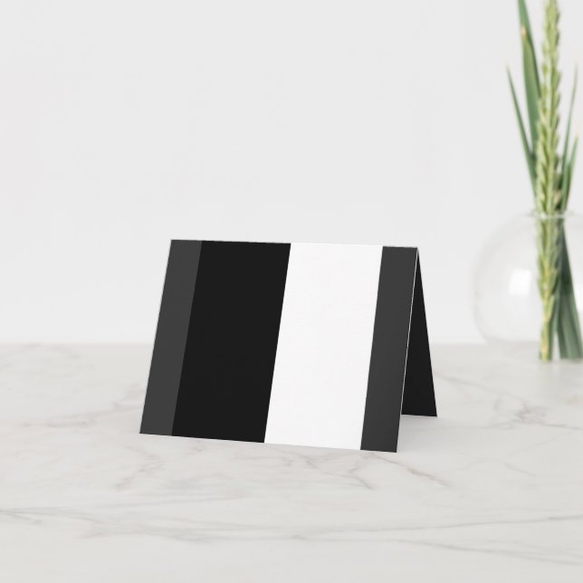 Tarjeta half white half black, half black half white (Anverso)