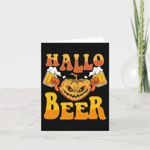 Tarjeta Hallobeer – Juego de Truco o Trato Cerveza Bebida