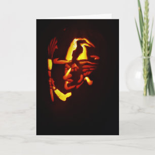 Tarjeta Hallowe’en "Bruja Malvada"