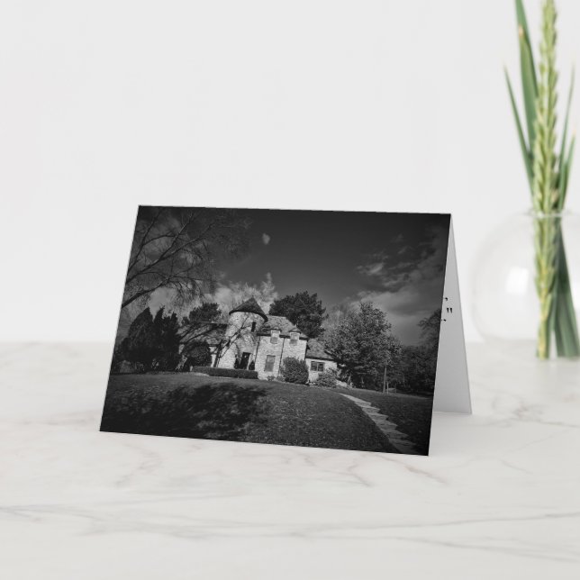 Tarjeta Hallowe’en "Castillo de los niños" (Anverso)