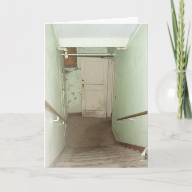 Tarjeta Hallowe’en "Follow the Trail" (Anverso)