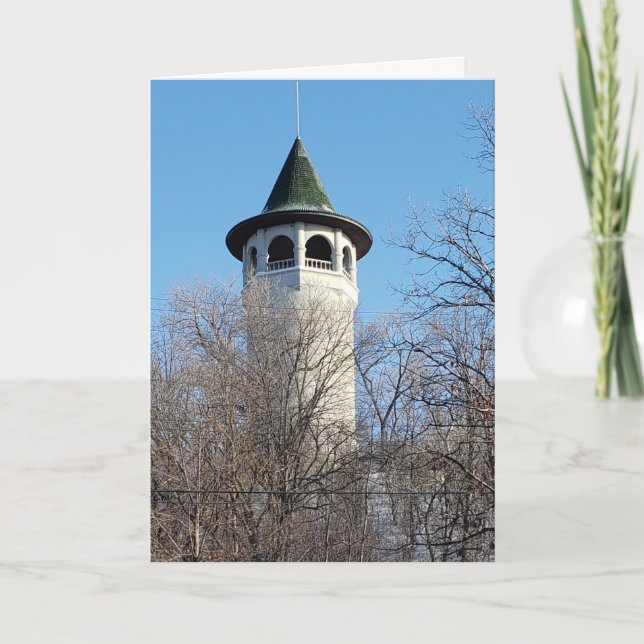 Tarjeta Hallowe’en "La torre Gorra de la bruja" (Anverso)