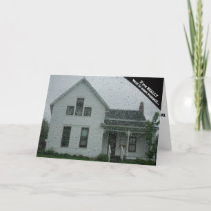 Tarjeta Hallowe’en "Rainy Villisca Ax Murder House