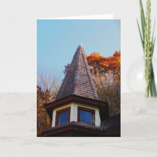 Tarjeta Hallowe’en "Witch Gorra Turret Room"