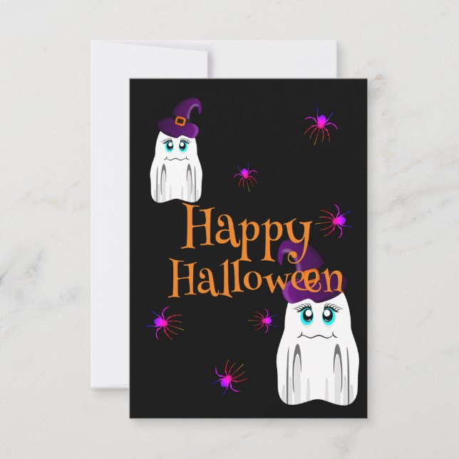 Tarjeta Halloween (Anverso)