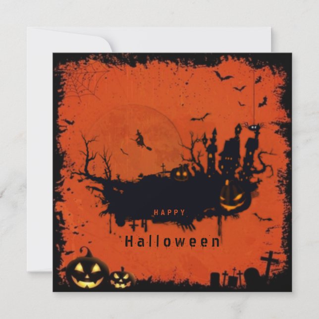 Tarjeta Halloween (Anverso)