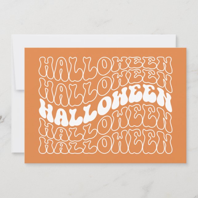 Tarjeta Halloween (Anverso)