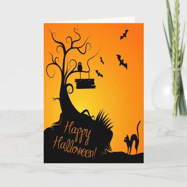 Tarjeta 'Halloween' (Anverso)
