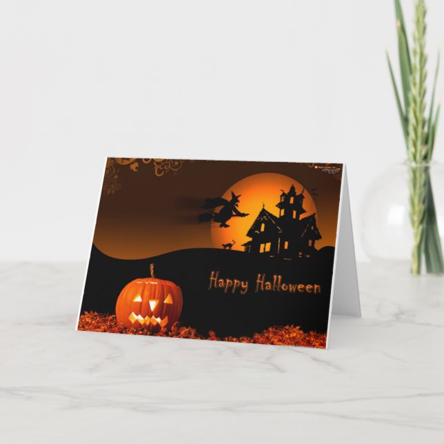 Tarjeta Halloween (Anverso)