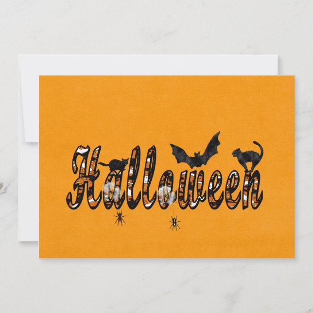 Tarjeta Halloween (Anverso)
