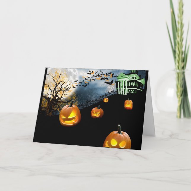 Tarjeta Halloween (Anverso)