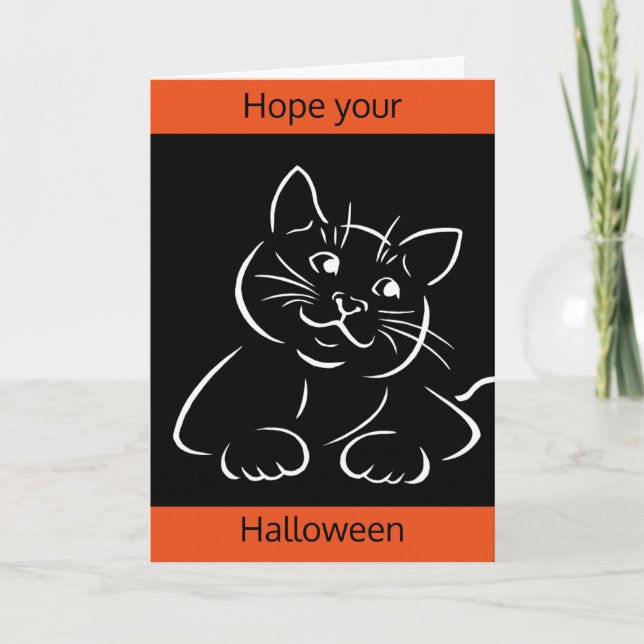 Tarjeta Halloween (Anverso)