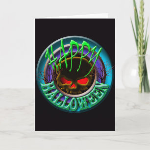 Tarjeta Halloween alegre