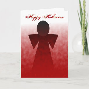 Tarjeta Halloween Angel Halloween Bleeding