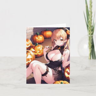 Tarjeta Halloween Anime I