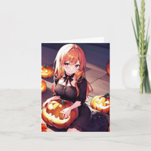 Tarjeta Halloween Anime J