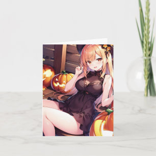Tarjeta Halloween Anime K