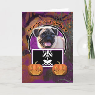 Tarjeta Halloween - apenas un Lil fantasmagórico - barro