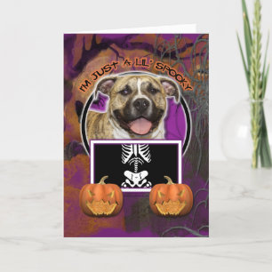Tarjeta Halloween - apenas un Lil fantasmagórico - Pitbull