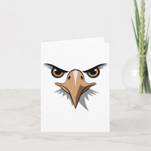 Tarjeta Halloween Bald Eagle Face Costume niños Cuidados T