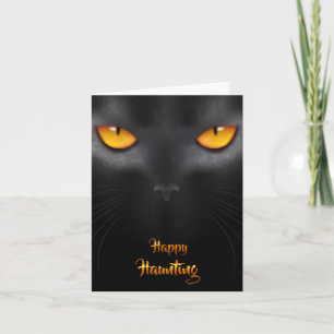 Tarjeta Halloween - Black Cat OYES