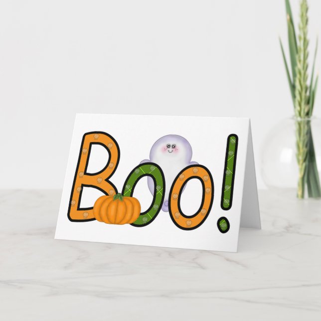 Tarjeta ¡¡Halloween BOO!! (Anverso)