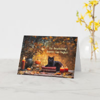 Halloween Brujería Gato Negro Velas místicas