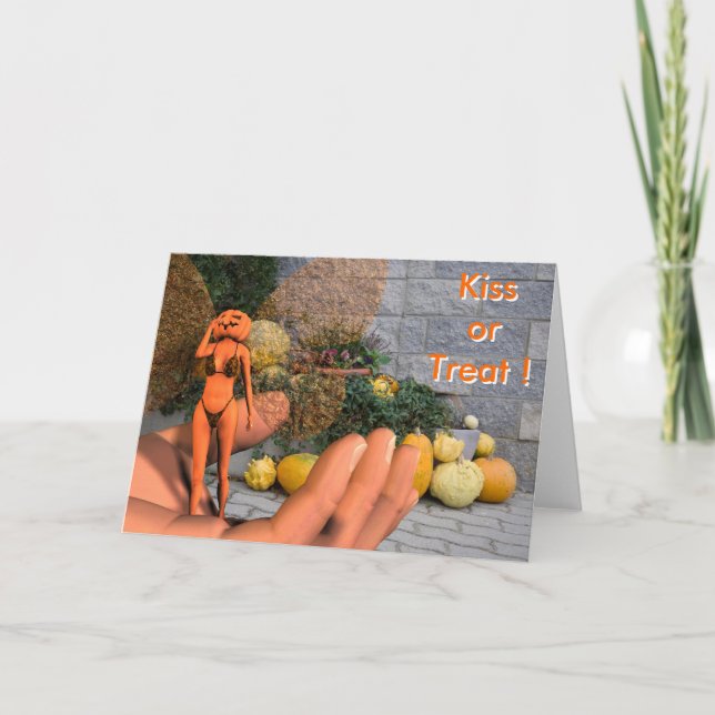 Tarjeta Halloween Calabaza (Anverso)