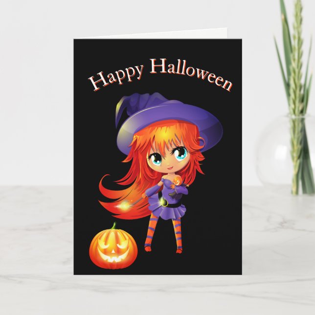 Tarjeta Halloween Card-Witch (Anverso)