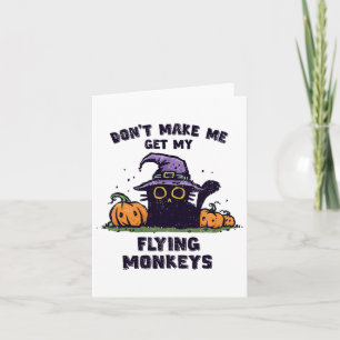 Tarjeta Halloween con gatos de Ck - No me hagas conseguir 