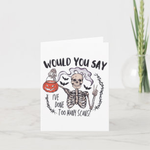 Tarjeta Halloween Ct Tech Escanea A Tecnólogo De Ct