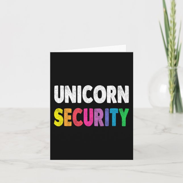 Tarjeta Halloween Dad Mom Daughter Adulto Costume Unicorn  (Anverso)