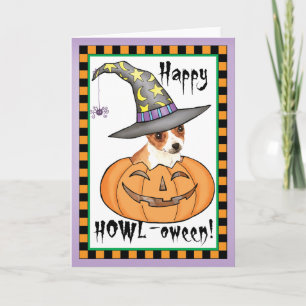 Tarjeta Halloween de Chihuahua
