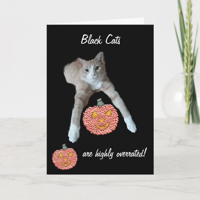 Tarjeta Halloween de Ginger mate (Anverso)