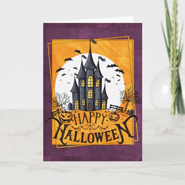 Tarjeta Halloween de Halloween (Anverso)