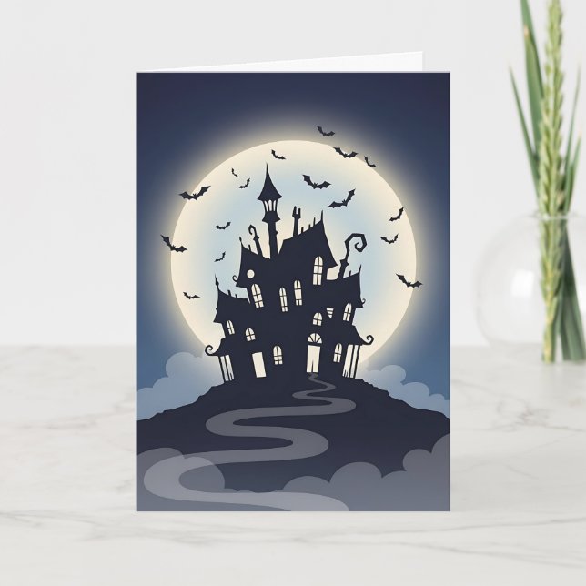 Tarjeta Halloween De La Colina (Anverso)