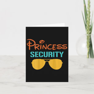 Tarjeta Halloween de la Seguridad de la Princesa Papá Coin