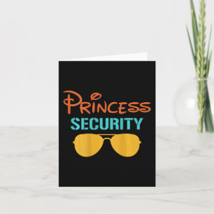 Tarjeta Halloween de la Seguridad de la Princesa Papá Coin