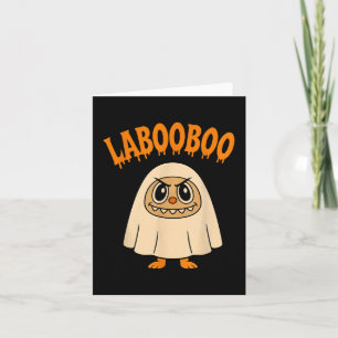 Tarjeta Halloween De Laoo Diversión Fantasma Para Niños, H