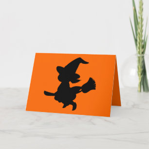 Tarjeta Halloween de las mejores brujas