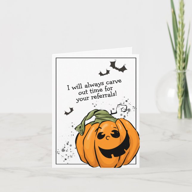 Tarjeta Halloween de las referencias (Anverso)