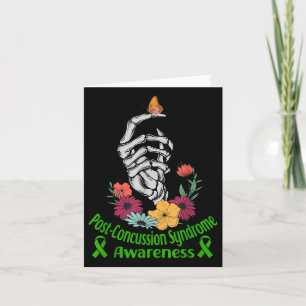 Tarjeta Halloween de sensibilización sobre el síndrome pos