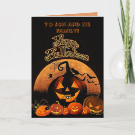 TARJETA HALLOWEEN DE SON n FAMILY
