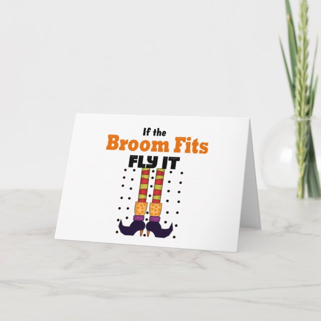 Tarjeta Halloween divertida (Anverso)