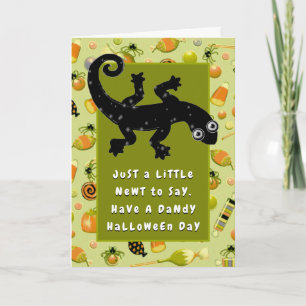 Tarjeta Halloween divertido
