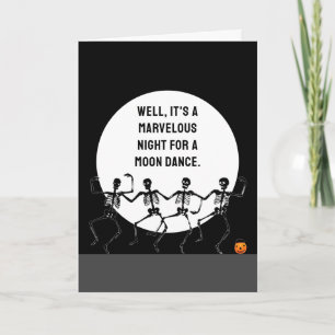Tarjeta Halloween divertido