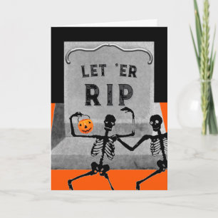 Tarjeta Halloween divertido