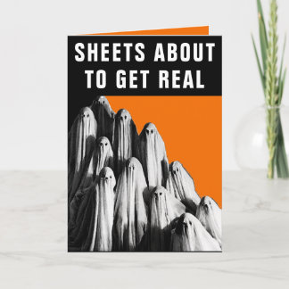 Tarjeta Halloween divertido para adultos